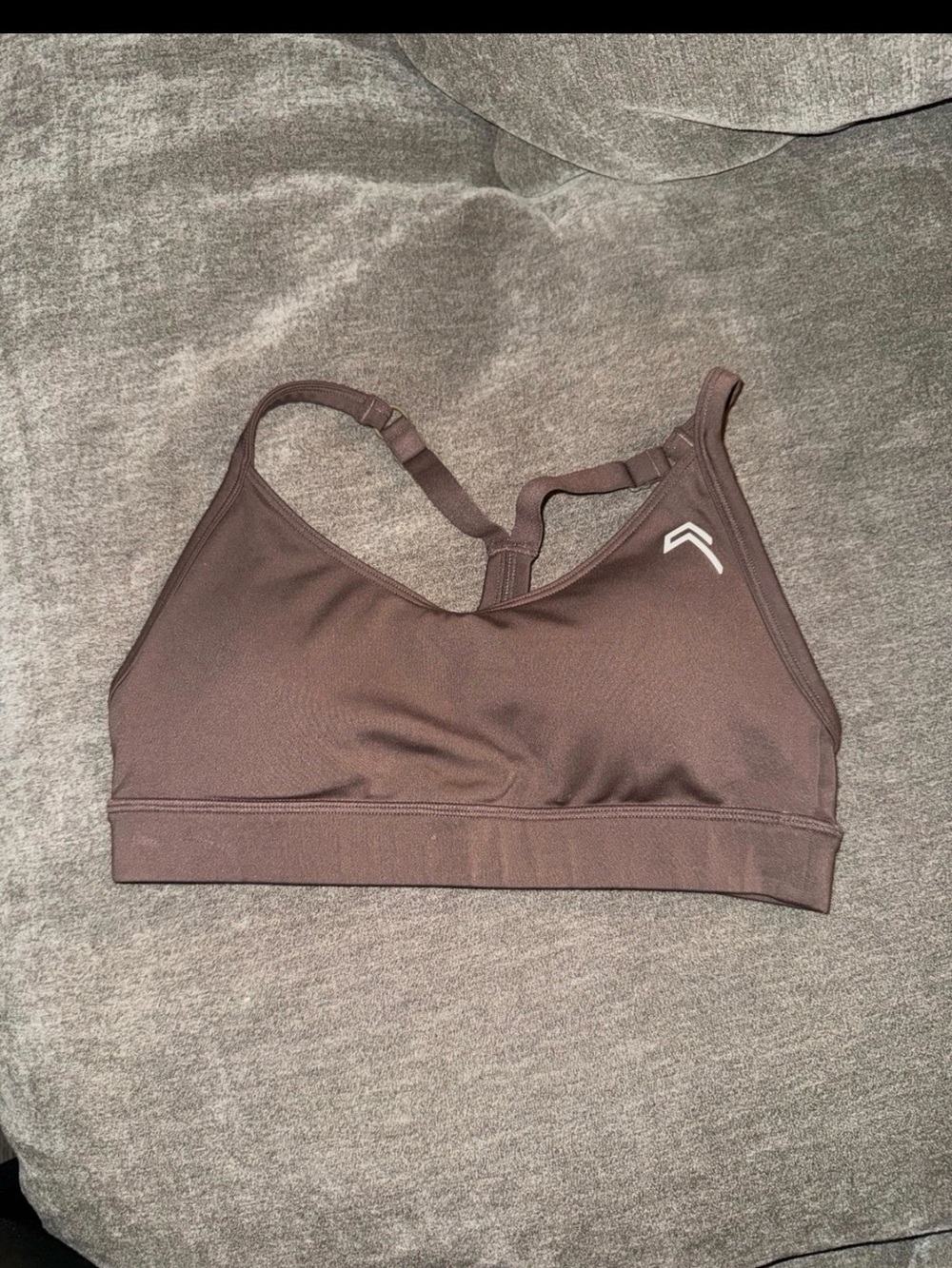 Oner Active Brown Strappy-Back Sports Bra
